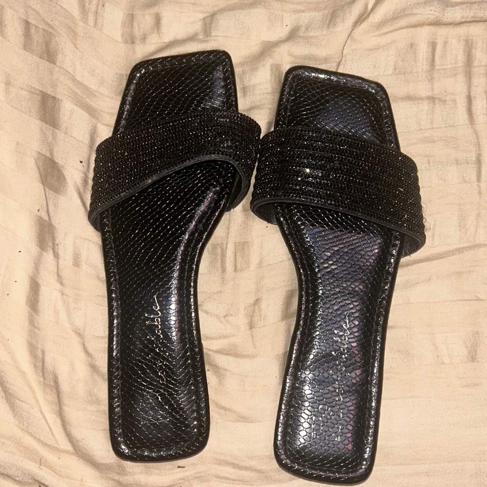 Black Sandals (Used Once)